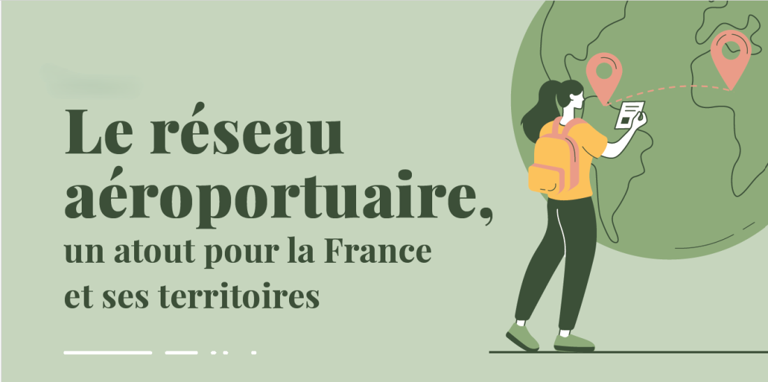 Illustration réseau aéroportuaire français
